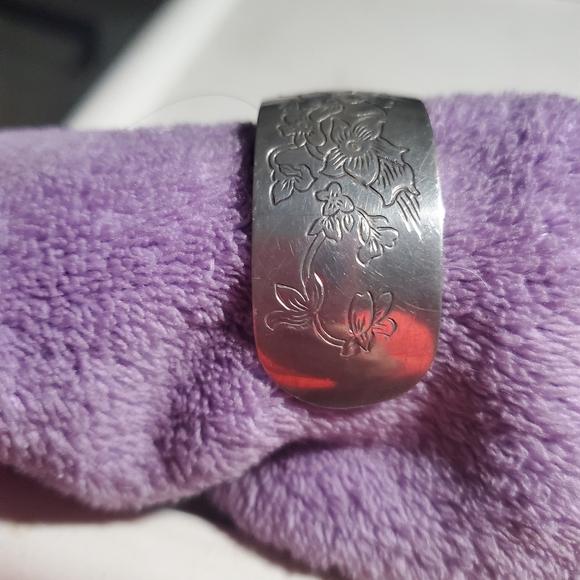 Vintage Pewter Bracelet by Kirk Stieff - Violet - Picture 2 of 6